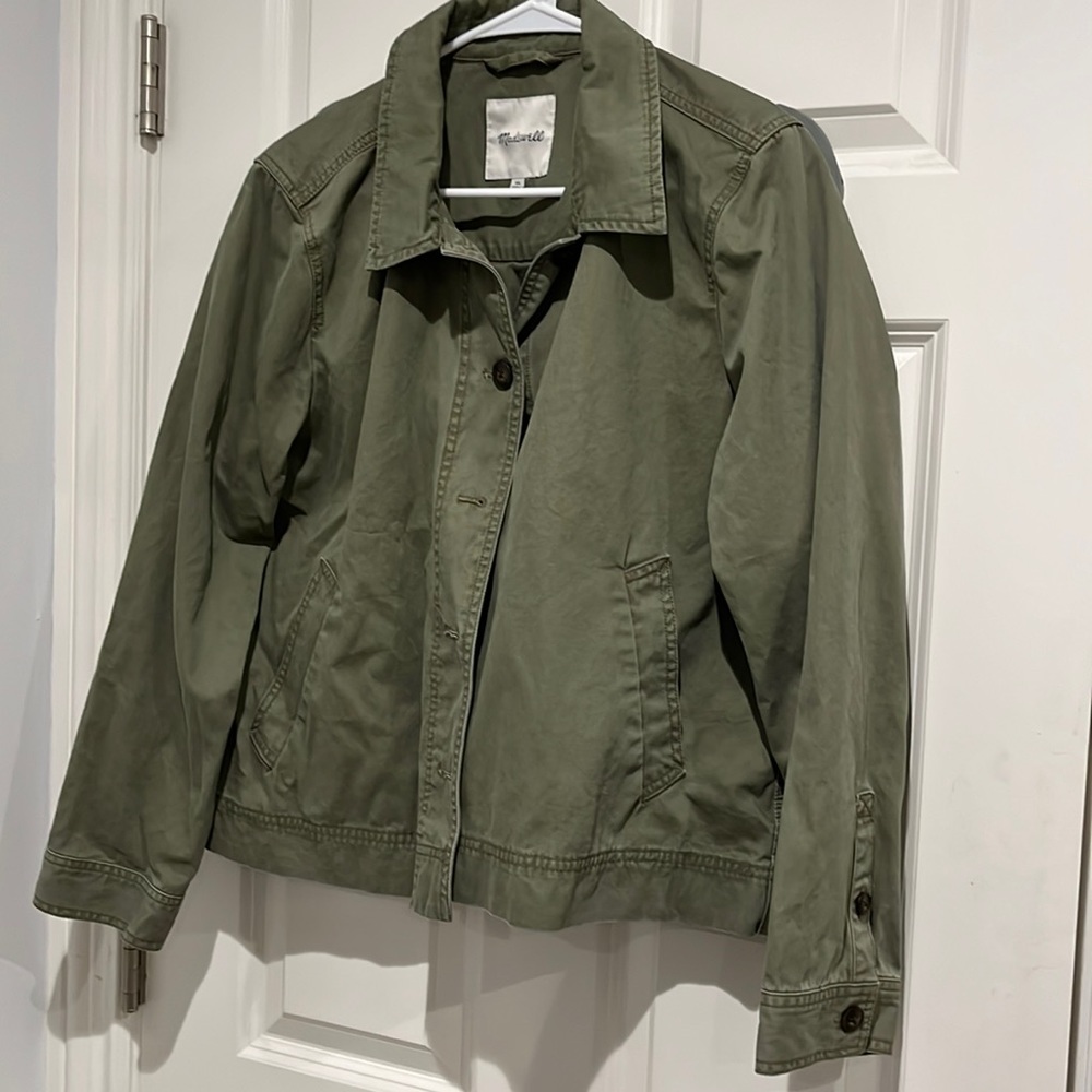 Military cropped Madewell jacket
